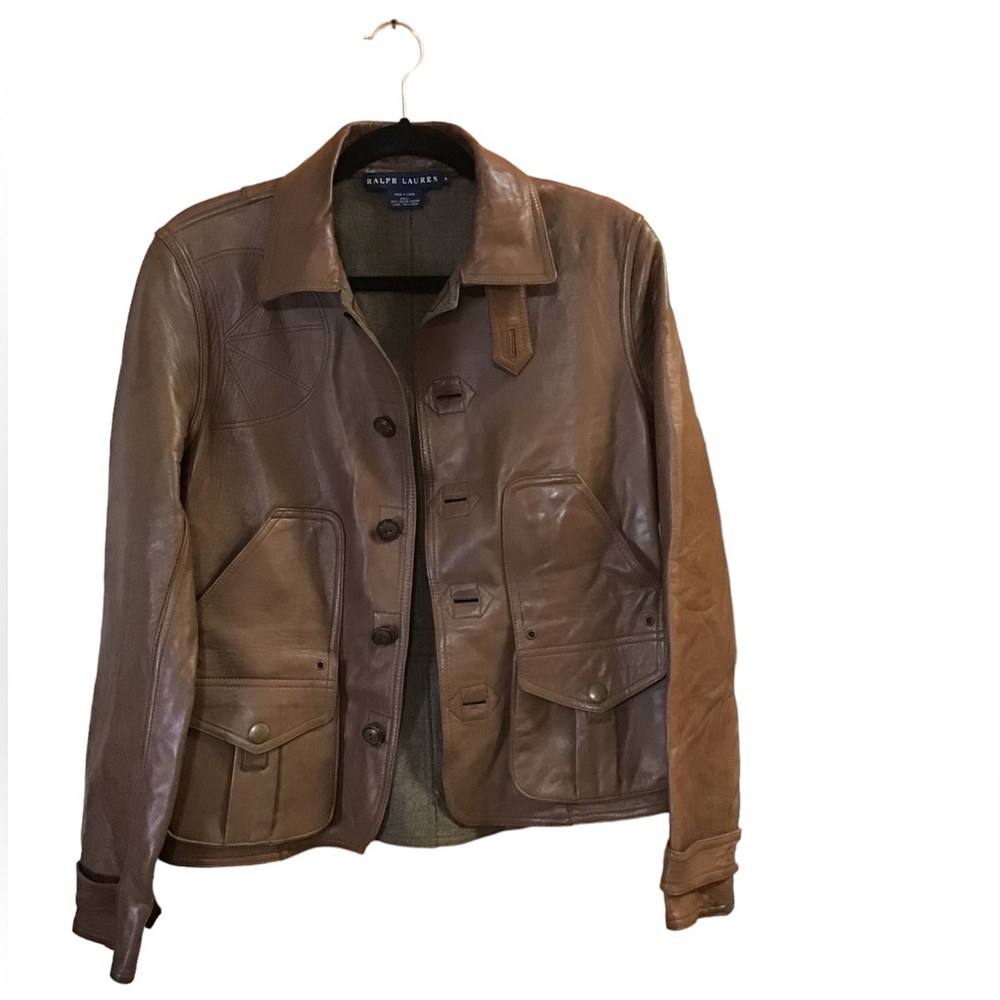 Ralph Lauren Leather Jacket SIZE M